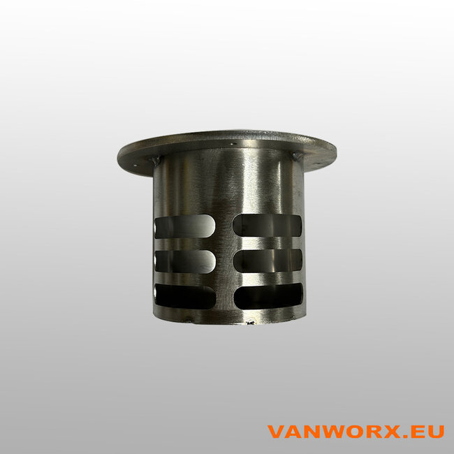 Stainless Steel Floor Ventilation 80 mm - Durable Solution for Fresh Air in your Commercial Vehicle