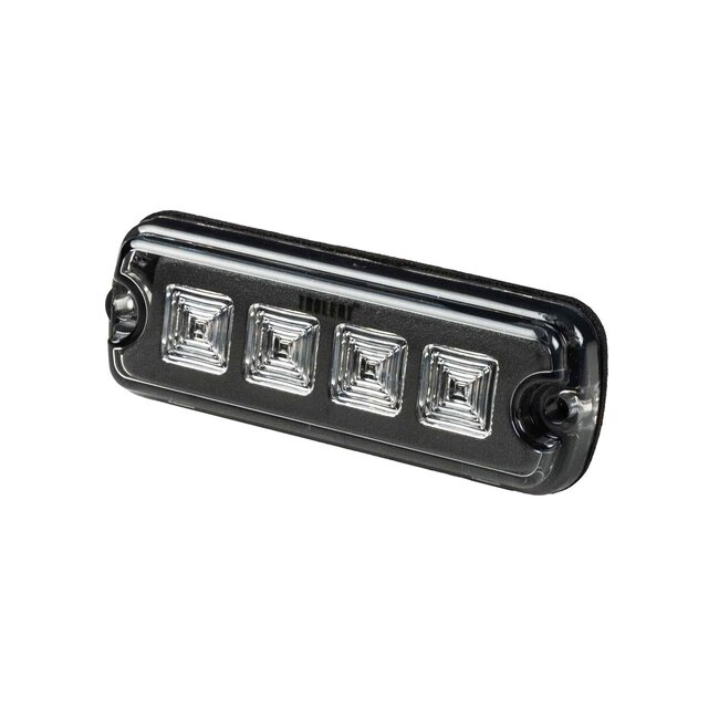 Feu de pénétration LED R10 6-LED ambre 12-24V câble 200cm