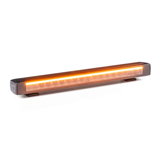 LED Lightbar Stratos 50cm | incl. R65 flitser | rood-amber DRL