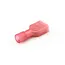 Cosse plate femelle  0.5-1.5mm² nylon Rouge 6.3x0.8mm