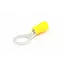 Ring cable lug ISO 4.0-6.0mm² yellow