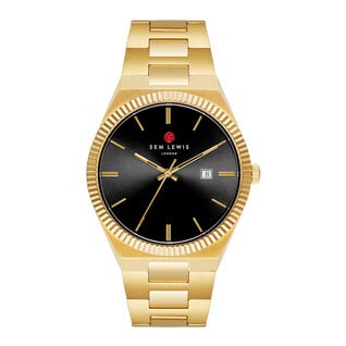 Sem Lewis Aldgate East orologi color oro e nero