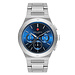 Sem Lewis Moorgate chronograph watch silver colored and blue