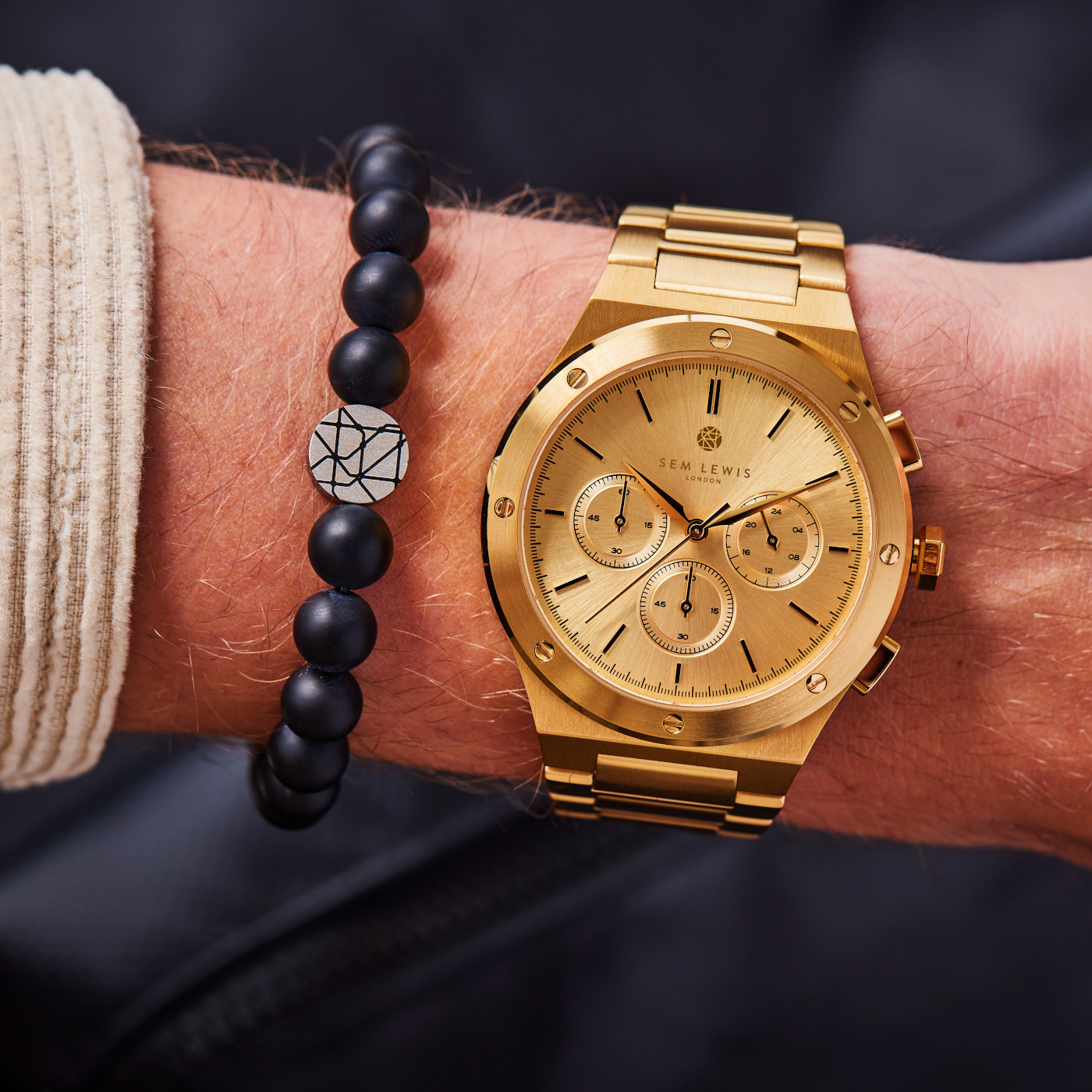 Montre couleur or Clearance