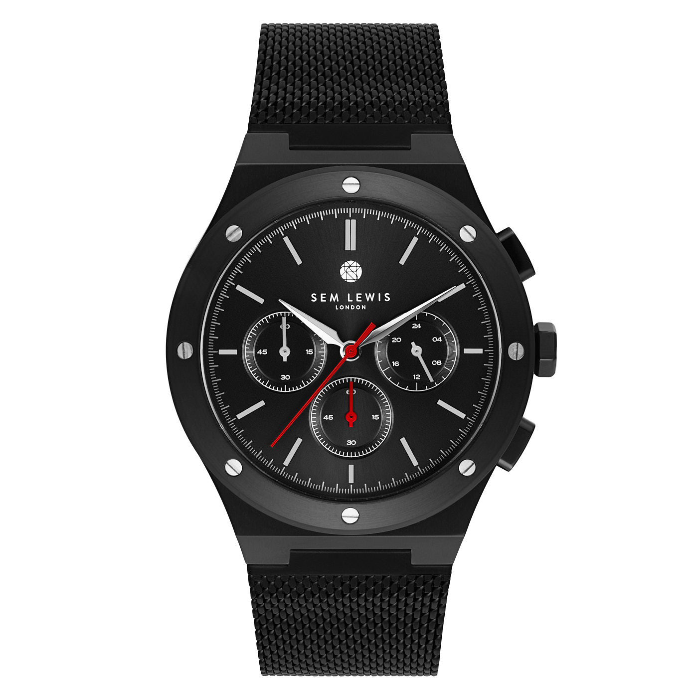 Moorgate chronograaf horloge zwart