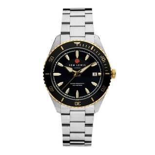 Sem Lewis Lundy Island Diver montre couleur argent et noir