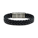 Sem Lewis Bakerloo Paddington bracelet en cuir noir