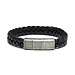 Sem Lewis Bakerloo Paddington bracelet en cuir noir