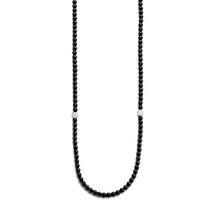 Sem Lewis Piccadilly South Kensington beaded necklace black