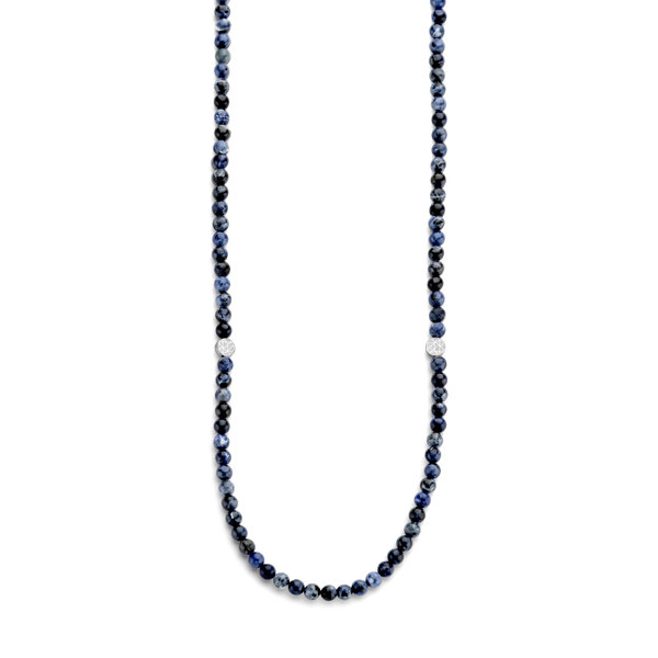 Sem Lewis Piccadilly South Kensington collier de perles bleu