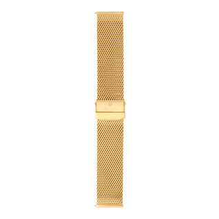 Sem Lewis Metropolitan cinturini per orologi in maglia d'acciaio 24 mm color oro