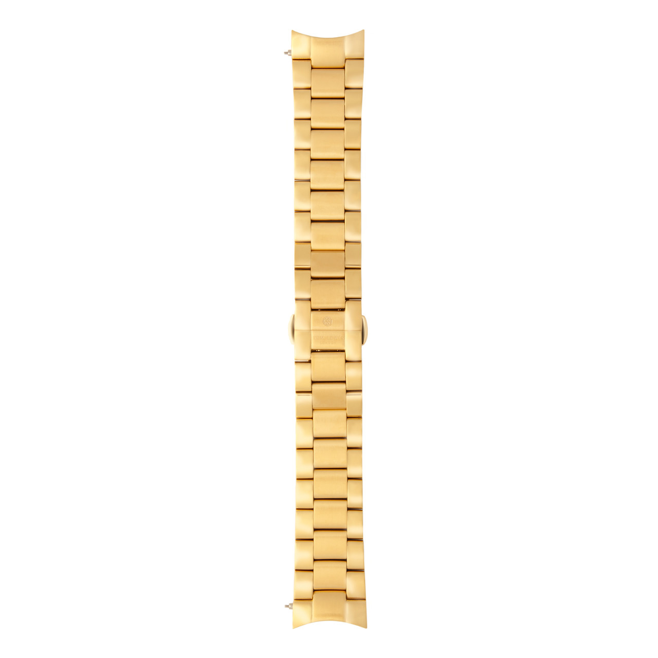Moorgate steel mesh strap 24mm gold colored
