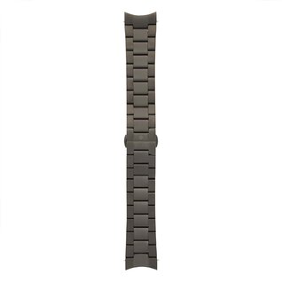 Sem Lewis Metropolitan steel watch strap 24 mm black