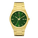 Sem Lewis Aldgate Tube watch gold coloured and green