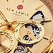 Sem Lewis Soho District Skeleton orologio cronografo color argento e color oro