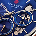 Sem Lewis Sem's Present zilverkleurig horloge en armband giftset