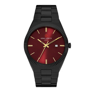 Sem Lewis Aldgate East watch black and red