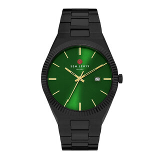 Sem Lewis Aldgate East horloge zwart en groen