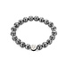 Sem Lewis Piccadilly South Kensington bracelet en perles couleur argent