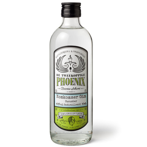 De Tweekoppige Phoenix Komkommer Gin