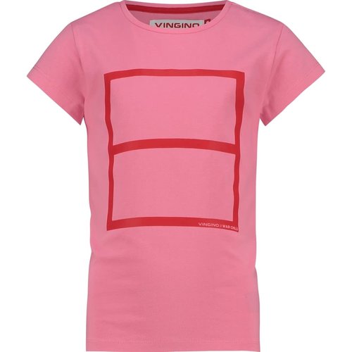Vingino Vingino meiden Warchild t-shirt Lulu Pink Vingino Vingino meiden Warchild t-shirt Lulu Pink