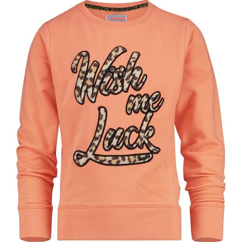Vingino Vingino meiden sweater Novara Peach Vingino Vingino meiden sweater Novara Peach