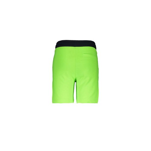 B.Nosy B.Nosy baby jongens korte joggingbroek met 1 kant strepen Gecko Green