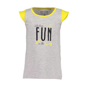 Blue Seven meisjes t-shirt Fun Panda Fog