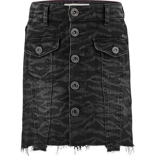 Vingino Vingino meiden jeans rok Darla Black Vintage