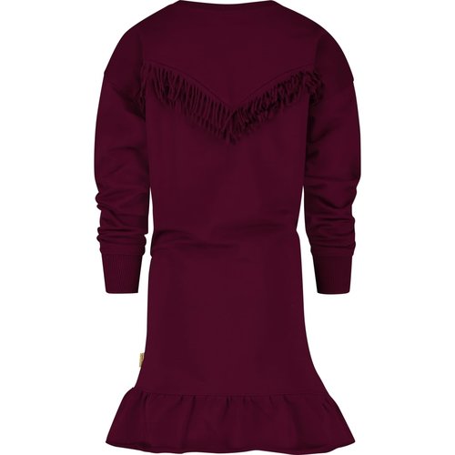 Vingino Vingino meiden jurk Patrieske Bordeaux Red