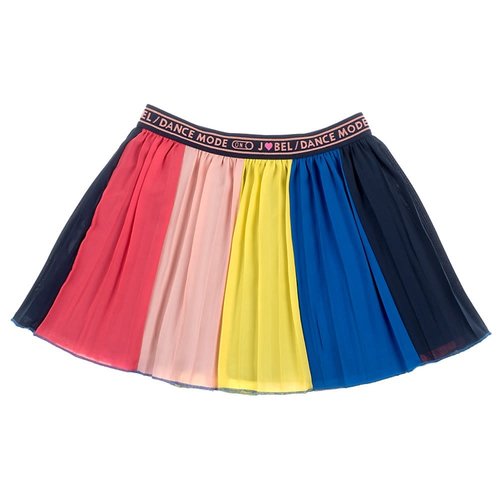 Jubel Jubel meisjes plissé rok regenboog Koraal Jubel Jubel meisjes plissé rok regenboog Koraal