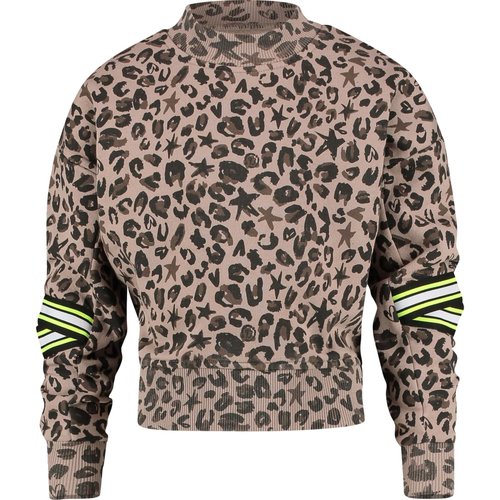 Vingino Vingino meiden sweater Nounja Multicolor Brown Vingino Vingino meiden sweater Nounja Multicolor Brown