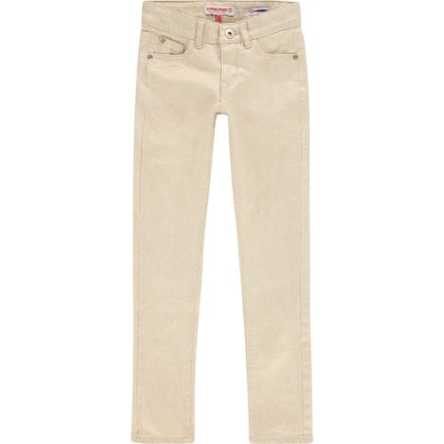 Vingino Vingino meiden skinny jeans Amia Gold Metallic Denim Vingino Vingino meiden skinny jeans Amia Gold Metallic Denim