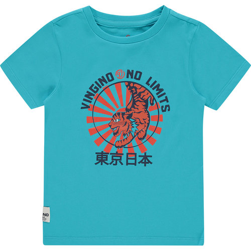Vingino Vingino jongens t-shirt Hamza Sea Blue Vingino Vingino jongens t-shirt Hamza Sea Blue