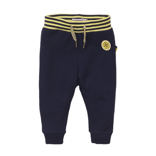 Dirkje Dirkje baby meisjes joggingbroek Lemon Navy Yellow