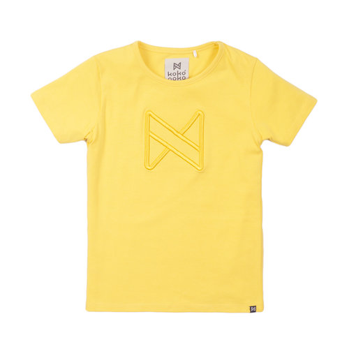 Koko Noko Koko Noko meisjes t-shirt logo Yellow Koko Noko Koko Noko meisjes t-shirt logo Yellow