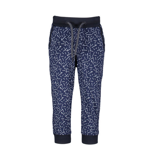 B.Nosy B.Nosy baby jongens joggingbroek Kris Kras Space Blue