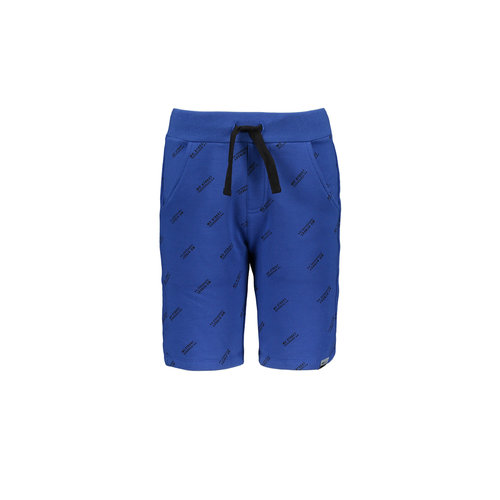 Moodstreet Moodstreet jongens korte joggingbroek Sporty Blue Text Print Moodstreet Moodstreet jongens korte joggingbroek Sporty Blue Text Print