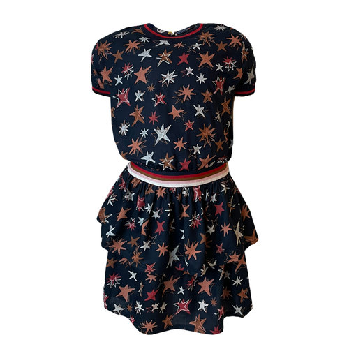 Topitm Topitem meisjes jurk Allison Dark Blue Star Topitm Topitem meisjes jurk Allison Dark Blue Star