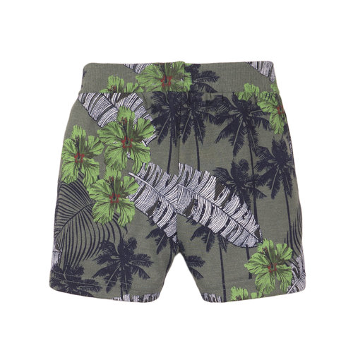 Dirkje Dirkje baby jongens korte joggingbroek Tropical Multi