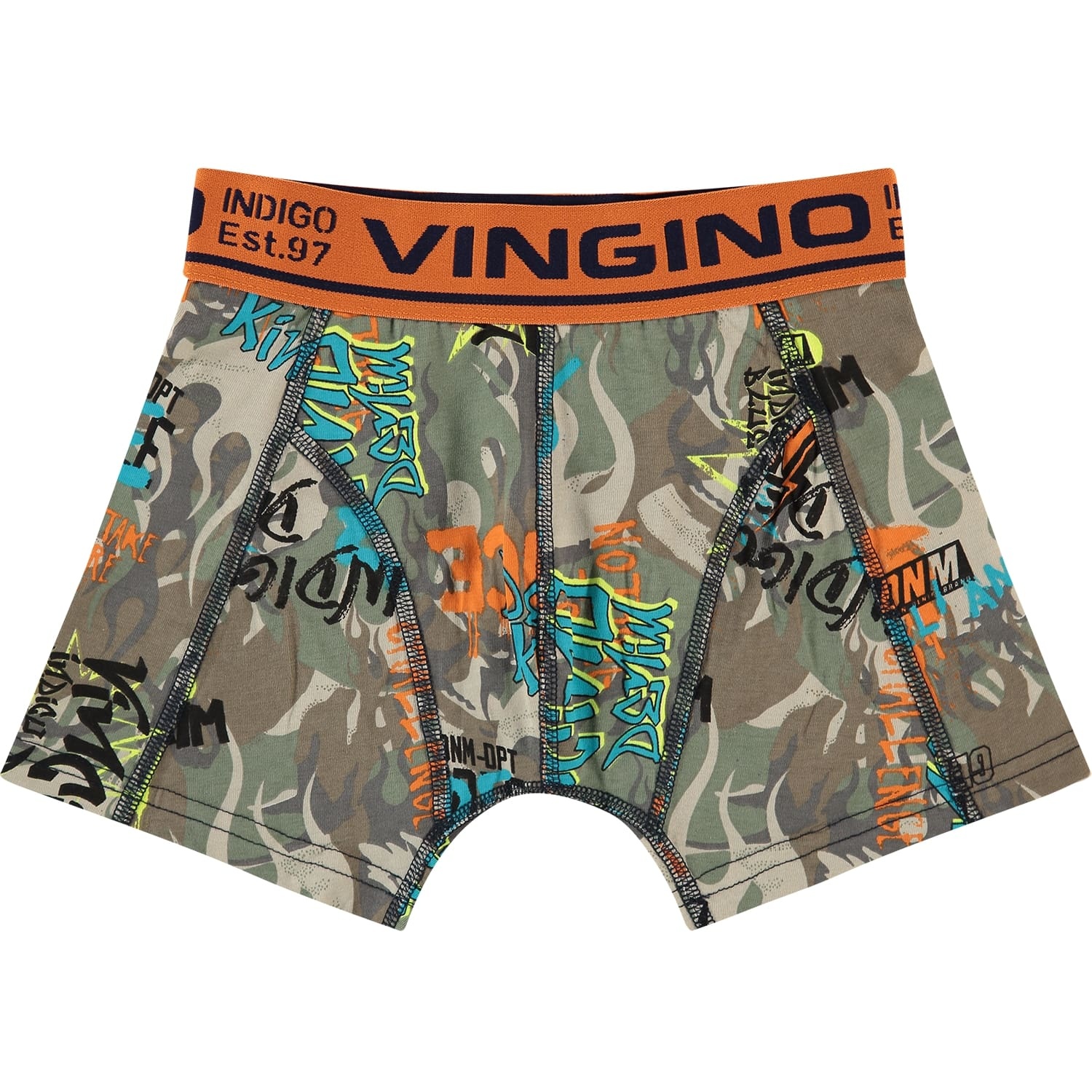 Kwestie Immoraliteit Stoffelijk overschot Vingino jongens ondergoed 2-pack boxers Burn Multicolor Army Green - FiNo  Kids