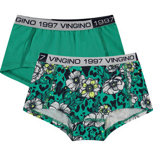 Vingino Vingino meiden ondergoed boxers 2-pack Sanne Mid Mint