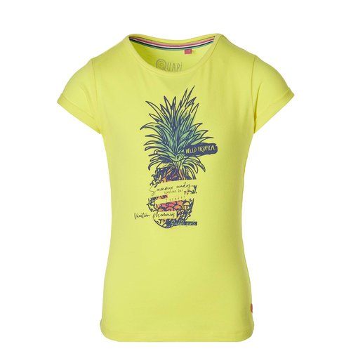 Quapi Quapi meisjes t-shirt Fauna Lemon Yellow