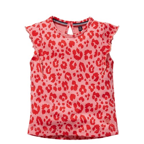 Quapi Quapi baby meisjes t-shirt Gerdy Shell Pink Leopard Quapi Quapi baby meisjes t-shirt Gerdy Shell Pink Leopard