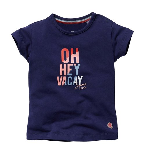 Quapi Quapi baby meisjes t-shirt Gezina Dark Blue Quapi Quapi baby meisjes t-shirt Gezina Dark Blue