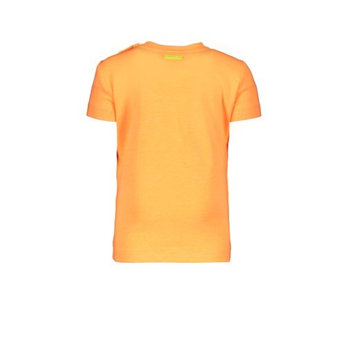 B.Nosy B.Nosy baby jongens t-shirt High Waves Neon Orange