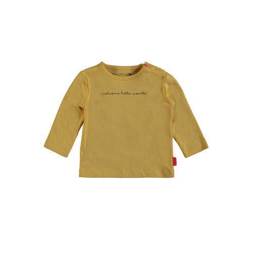 Bampidano Bampidano newborn neutraal shirt Dion Yellow