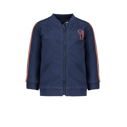 Bampidano Bampidano baby jongens vest Dean Indigo Bampidano Bampidano baby jongens vest Dean Indigo