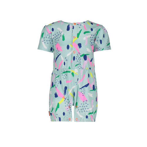 Bampidano Bampidano baby meisjes jumpsuit Esmee Blue Allover