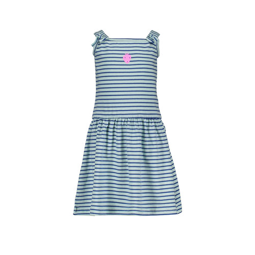 Bampidano Bampidano baby meisjes jurk Elle Blue Stripe